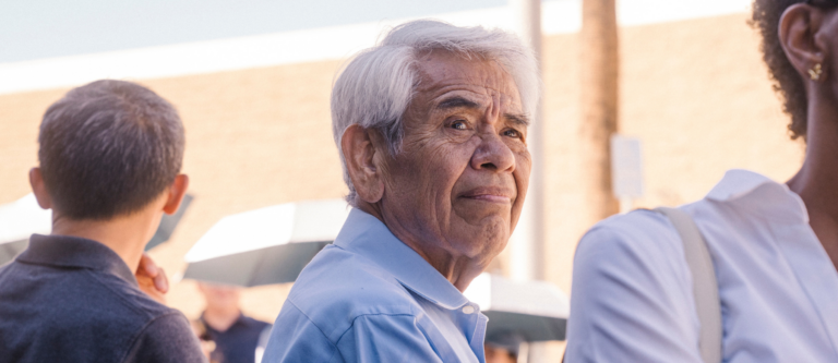 Eliseo Medina, labor organizer and Irvine board member